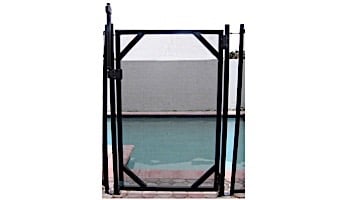 GLI Pool Products Protect-A-Pool Inground Safety Fence | 5' x 12' Section Black | Model NE181F | 30-0512-BLK-PAP