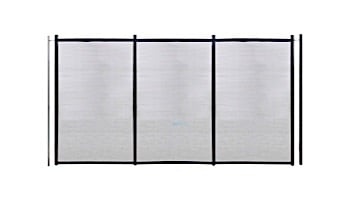 GLI Pool Products Protect-A-Pool Inground Safety Fence | 5' x 12' Section Black | Model NE181F | 30-0512-BLK-PAP