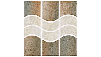 US Pool Tile New Surf Series  Green and Ivory
