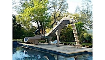 Inter-Fab Adrenaline Pool Slide | Left Turn | Desert Tan | ADR1-CL-T