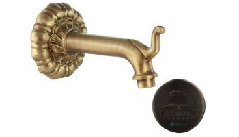 Black Oak Foundry Viareggio Spout | Antique Pewter Finish | S13-AP