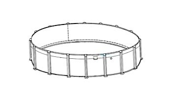 Sierra Nevada 27' Round Resin 52" Sub-Assy for CaliMar® Above Ground Pools | 5-4927-137-52