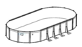 Sierra Nevada 16' x 28' Oval Resin 52" Sub-Assy for CaliMar® Above Ground Pools | 5-4986-137-52