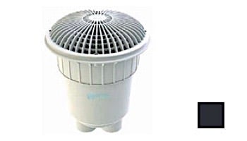 AquaStar 10" Round MoFlow Suction Outlet Cover | 2 Port Double Deep Sump Bucket | White | 10MF101B