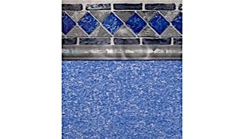 24' Round 52" Rio Pattern 15 Mil Liner | 3000 Series - Standard Duty (SD) Beaded Liner | 6-2400 RIO
