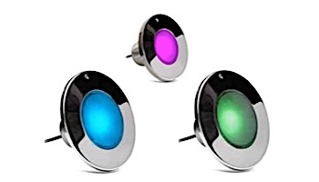 J&J Electronics ColorSplash XG Series Color LED Pool Light SwimQuip Version | 120V Equivalent 33W 150' Cord | LPL-F2C-120-150-PSQ