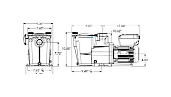 Hayward Super Pump Variable Speed 115V Energy Efficient | .86-HP 600-3450 RPM | SP26115VSP