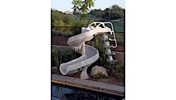 Inter-fab G-Force 2 Pool Slide | 360 Degree Turn | Desert Tan | G4C-T