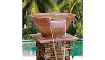 AquaCal Fire FX Illuminated Spillover Water Bowl | Bronze | R301015BZ