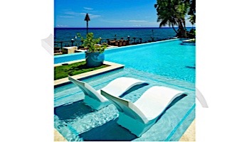 Ledge Lounger Signature Collection Chaise Deep | Light Blue | LL-SG-CD-LB