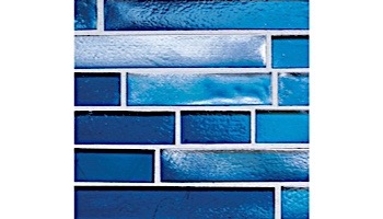 National Pool Tile Aquascapes Interlocking Glass Tile | Sapphire | OCN-SAPPHIRE IS12