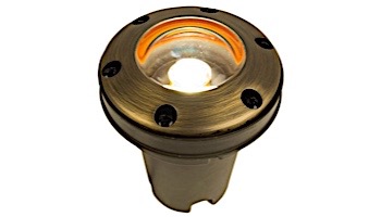 FX Luminaire FC 1 LED Well Light | Weathered Iron | 10 Watt | Zone Dimming | Ring Grate | FCZD1LEDRGWI