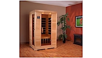 Golden Designs Luxury 2-Person Carbon Far Infrared Sauna | GDI-6232-01