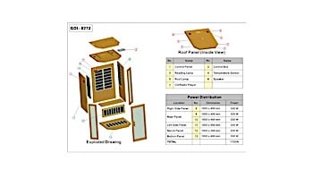 GoldenDesigns Luxury 2 Person Carbon Far Infrared Sauna | GDI-6272-01