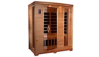 GoldenDesigns Grand 3 Person Carbon Far Infrared Sauna | GDI-6444-01