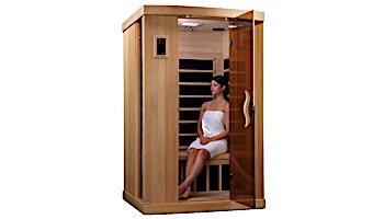GoldenDesigns PureTech 2 Person Ultra Low EMF Carbon Far Infrared Sauna | GDI-6254-01