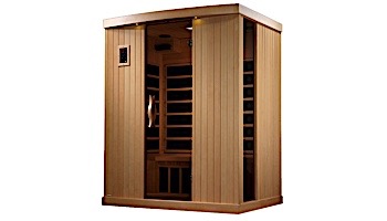 GoldenDesigns PureTech 3 Person Ultra Low EMF Carbon Far Infrared Sauna | GDI-6354-01