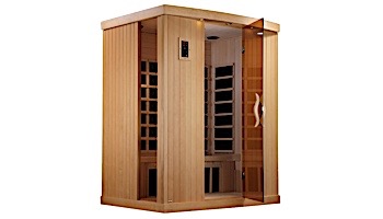 GoldenDesigns PureTech 3 Person Ultra Low EMF Carbon Far Infrared Sauna | GDI-6354-01