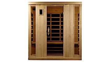 GoldenDesigns PureTech 4 Person Ultra Low EMF Carbon Far Infrared Sauna | GDI-6454-01