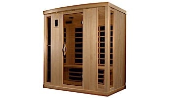 GoldenDesigns PureTech 4 Person Ultra Low EMF Carbon Far Infrared Sauna | GDI-6454-01