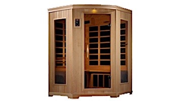GoldenDesigns PureTech 3 Person Ultra Low EMF Carbon Far Infrared Sauna | GDI-6354-01