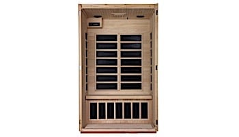 GoldenDesigns PureTech 2 Person Ultra Low EMF Carbon Far Infrared Sauna | GDI-6264-01