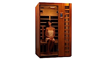 GoldenDesigns PureTech 2 Person Ultra Low EMF Carbon Far Infrared Sauna | GDI-6264-01