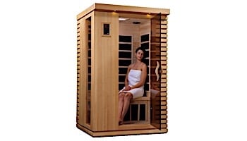 GoldenDesigns PureTech 2 Person Ultra Low EMF Carbon Far Infrared Sauna | GDI-6273-01