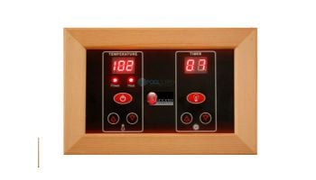 Golden Designs Maxxus 2-Person Low EMF FAR Infrared Carbon Sauna | Hemlock | MX-K206-01