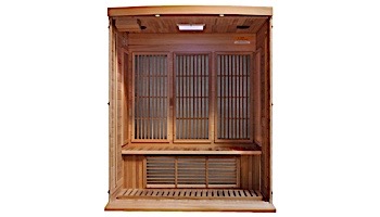Golden Designs Maxxus 3-Person Low EMF FAR Infrared Carbon Sauna | Red Cedar | MX-K306-01 CED