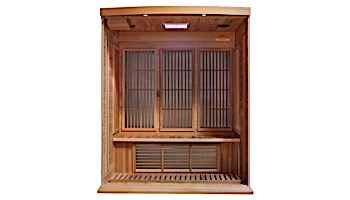 Golden Designs Maxxus 3-Person Low EMF FAR Infrared Carbon Sauna | Red Cedar | MX-K306-01 CED