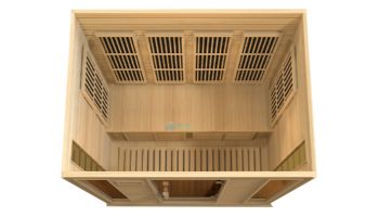 Golden Designs Maxxus 4-Person Low EMF FAR Infrared Carbon Sauna | Hemlock | MX-K406-01
