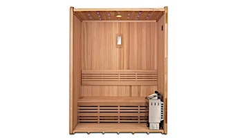 Golden Designs Sundsvall 2 Person Traditional Steam Sauna | Cedar | GDI-7289-01 Cedar