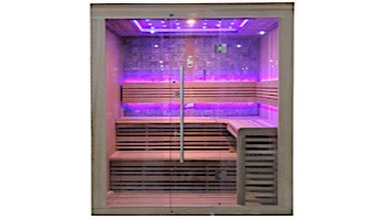 GoldenDesigns Bergen Luxury Edition 4-6 Person Traditional Steam Sauna | Cedar | GDI-7689-01L Cedar