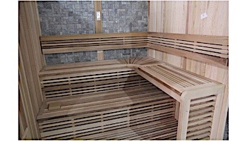 GoldenDesigns Bergen Luxury Edition 4-6 Person Traditional Steam Sauna | Cedar | GDI-7689-01L Cedar