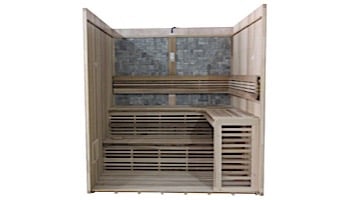 GoldenDesigns Bergen Luxury Edition 4-6 Person Traditional Steam Sauna | Cedar | GDI-7689-01L Cedar