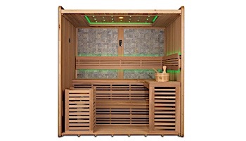GoldenDesigns Bergen Luxury Edition 4-6 Person Traditional Steam Sauna | Cedar | GDI-7689-01L Cedar