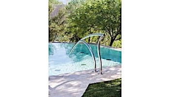 SR Smith Designer Series Deck to Deck Return Stair Rail | 1.90" x .065" Thickness Powder Coated Hammertone Gray | DR-D3D50065-6
