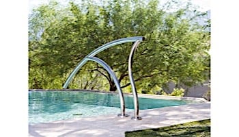 SR Smith Designer Series Deck to Deck Return Stair Rail | 1.90" x .065" Thickness Powder Coated Hammertone Gray | DR-D3D50065-6