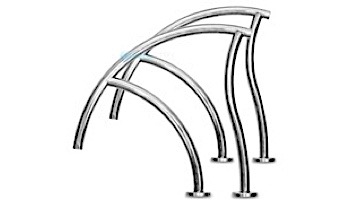 SR Smith Designer Series Grab Rail Single | 1.90" x .065" Thickness 304 Stainless Steel | DR-G3D065-SINGLE