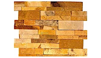 Natural Stone Ledger Panel 6x24 | Honey Wheat | Dressed Sandstone