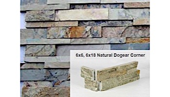 Natural Stone Dogear Corner | Indian Autumn | Slate