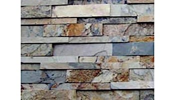 Natural Stone Ledger Panel 6x24 Slate  Indian Autumn