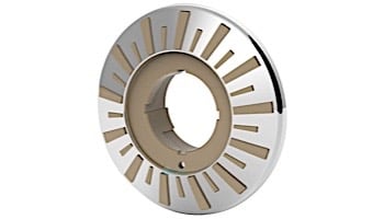 Brilliant Wonders 1.5" LED Light Faceplate Stainless Steel | Tan Accent | 25503-519-220