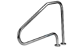SR Smith Deck Top Mounted D4D 4 Bend Flanged Stair Rail | 1.90"? x .049"? Thickness 304 Stainless Steel | D4D049-FL