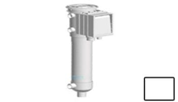 AquaStar ZarStar Skimmer with Large Basket, Filter Bag, Adjustable Collar, Lid and Ozonator Ports | White | SKZ101101