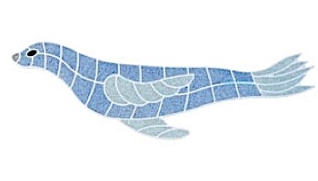 AquaStar Swim Designs Sea Lion Pre-Filled Frame | F2009-01