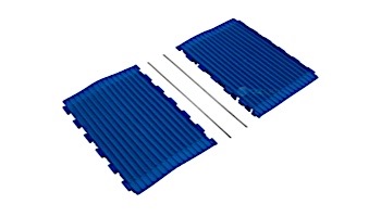 Aqua Products SK Brush, Rubber EZ, Size 12", 2 Brushes 2 Pin | Blue | 2 Pack | SK3016BL