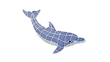 AquaStar Swim Designs Medium Dolphin Pre-Filled Frame | F2015-01