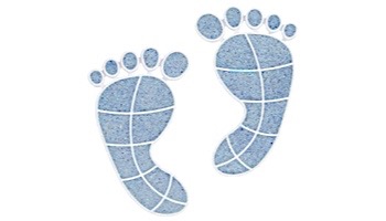 AquaStar Swim Designs Medium Footprint Pre-Filled Frame | Set of 2 | F2020-01
